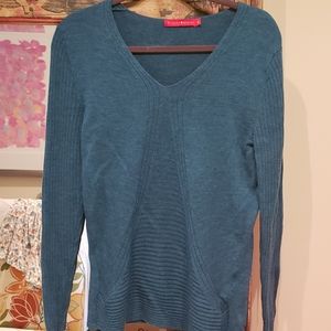 Teal wool sweater